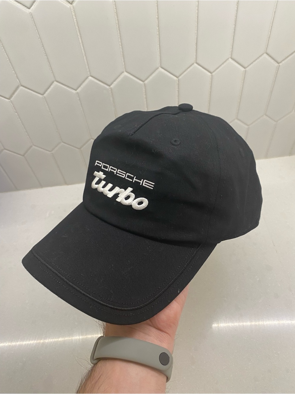 Porsche Turbo Puma Strap Back Hat Black 911 912 Gt4 Automotive Racing - Picture 4 of 9